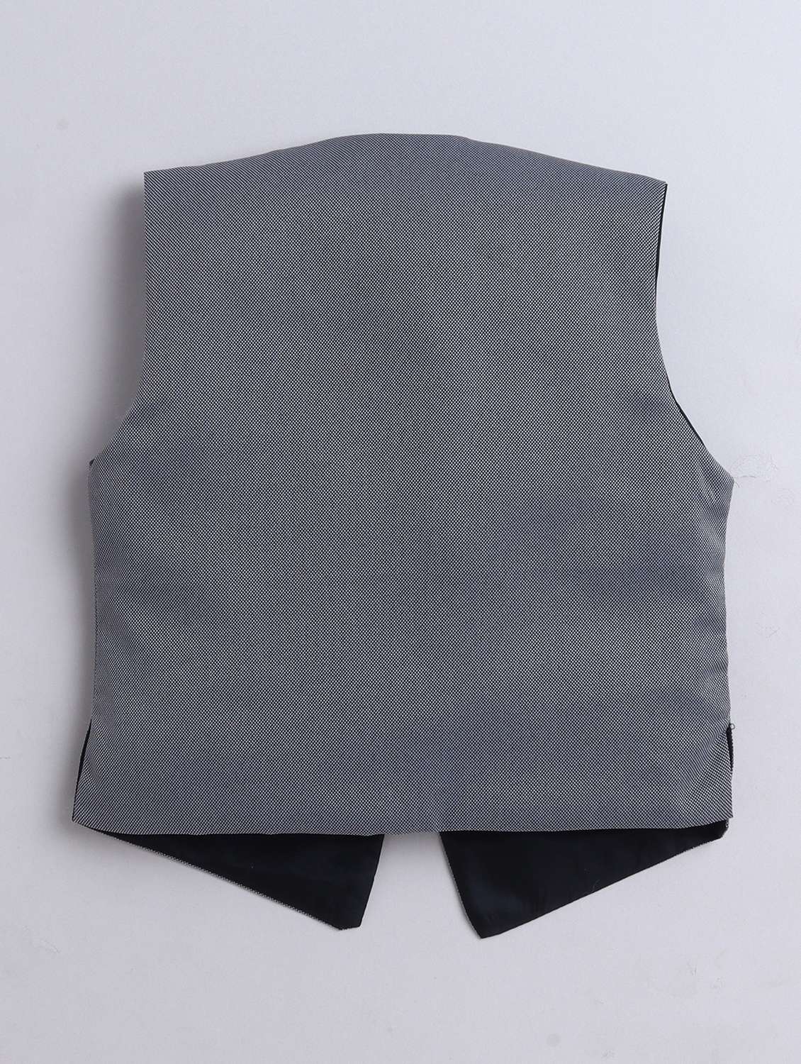 boys solid waistcoat and trouser set - 21970703 -  Standard Image - 3