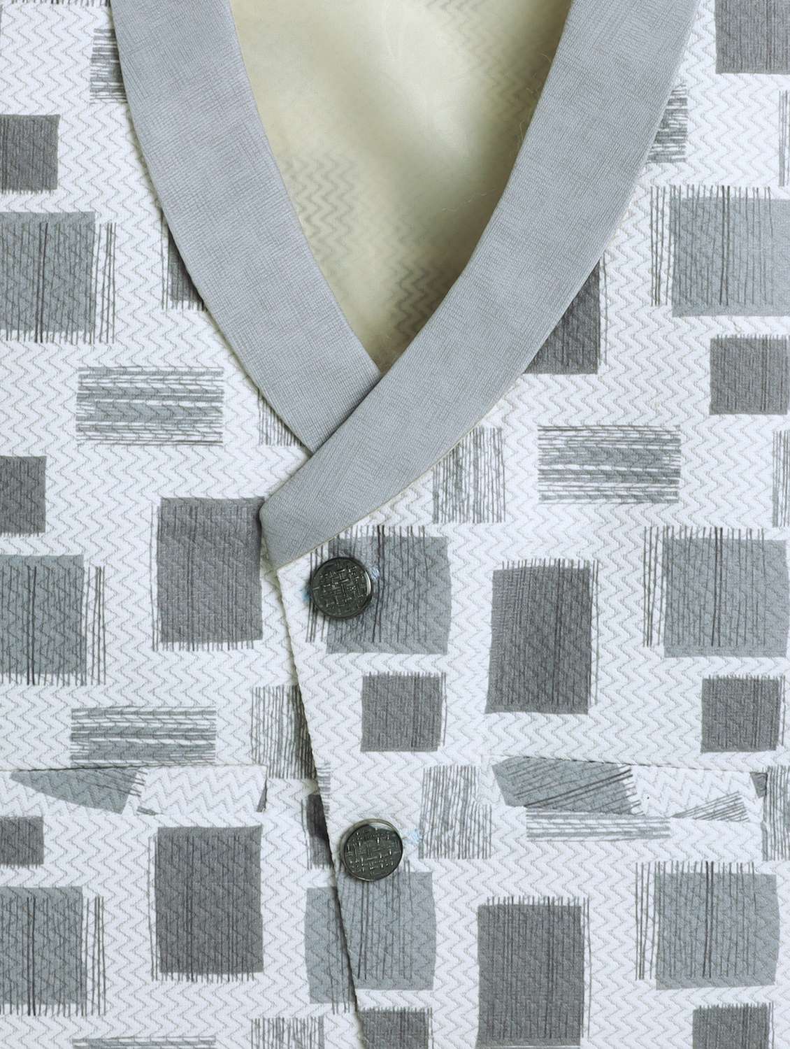 boys printed waistcoat and trouser set - 21970712 -  Standard Image - 5