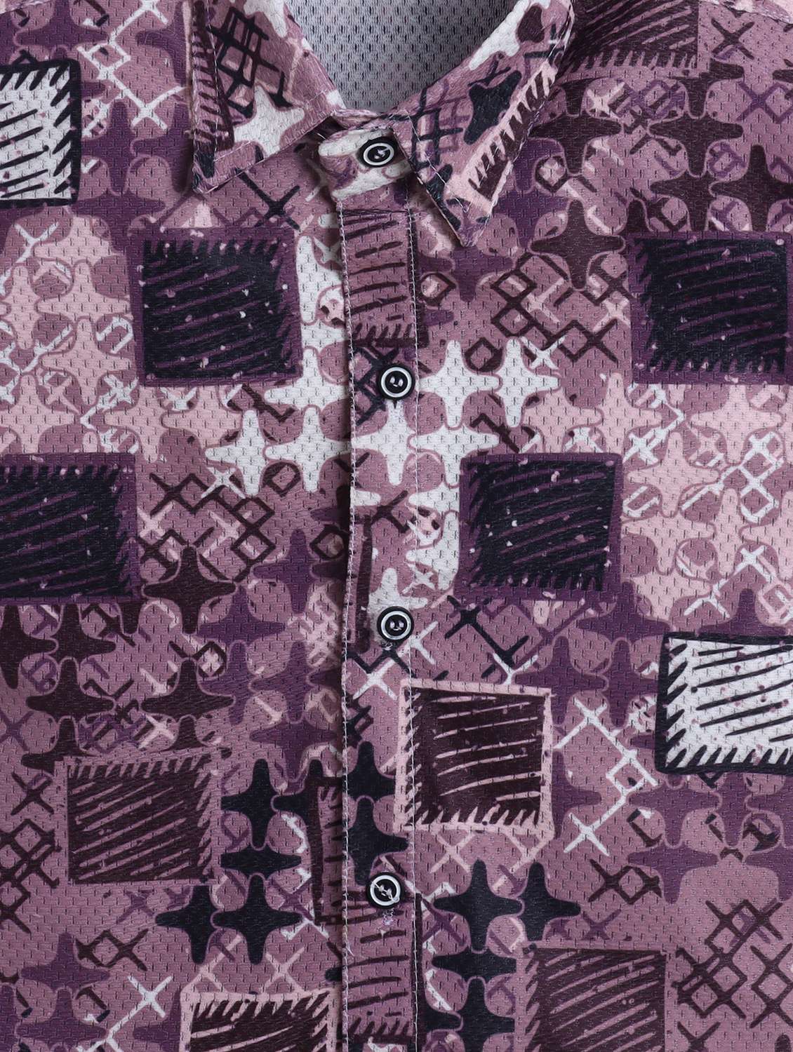 boys printed collarerd short sleeve shirt - 21970862 -  Standard Image - 3