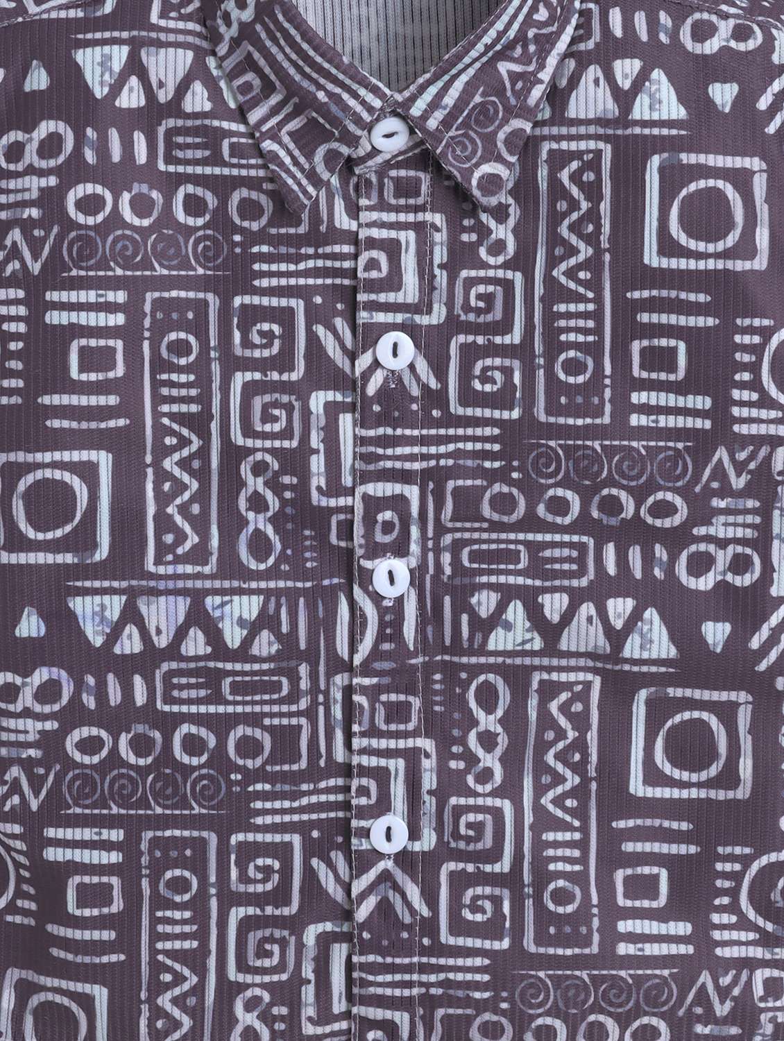 boys printed collarerd short sleeve shirt - 21970869 -  Standard Image - 3