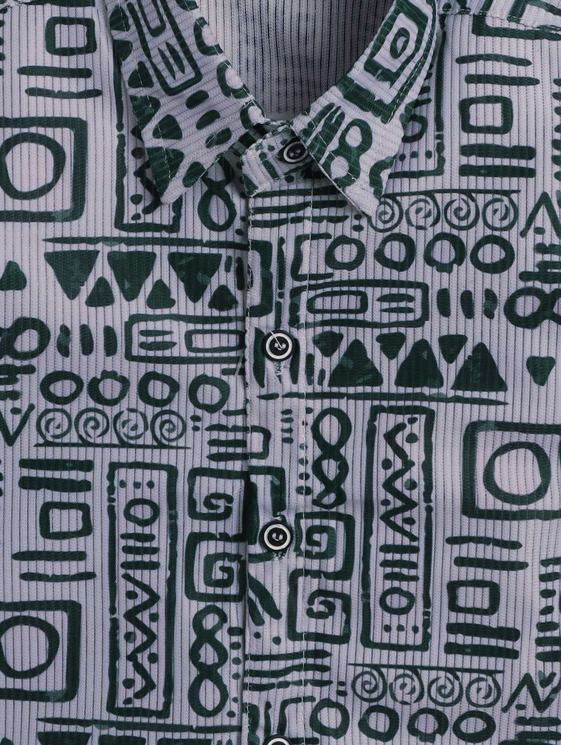 boys printed collarerd short sleeve shirt - 21970870 -  Standard Image - 3