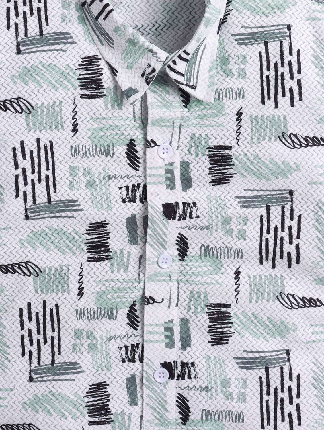 boys printed collarerd short sleeve shirt - 21970874 -  Standard Image - 3