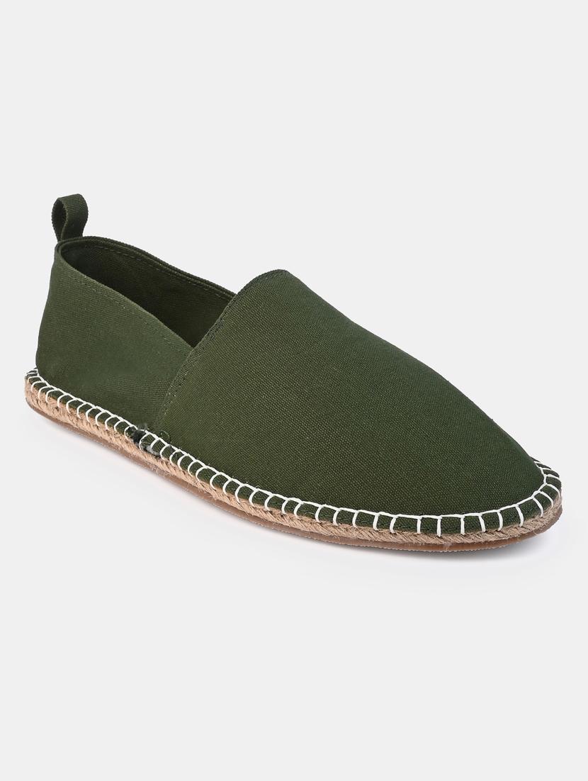 men olive slip on espadrille - 21970897 - Standard Image - 3