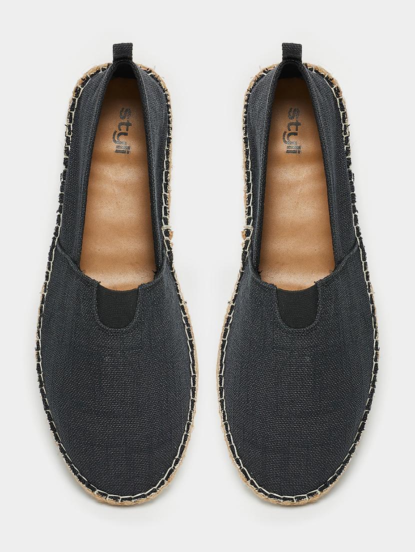 men black slip on espadrille - 21970898 - Standard Image - 5