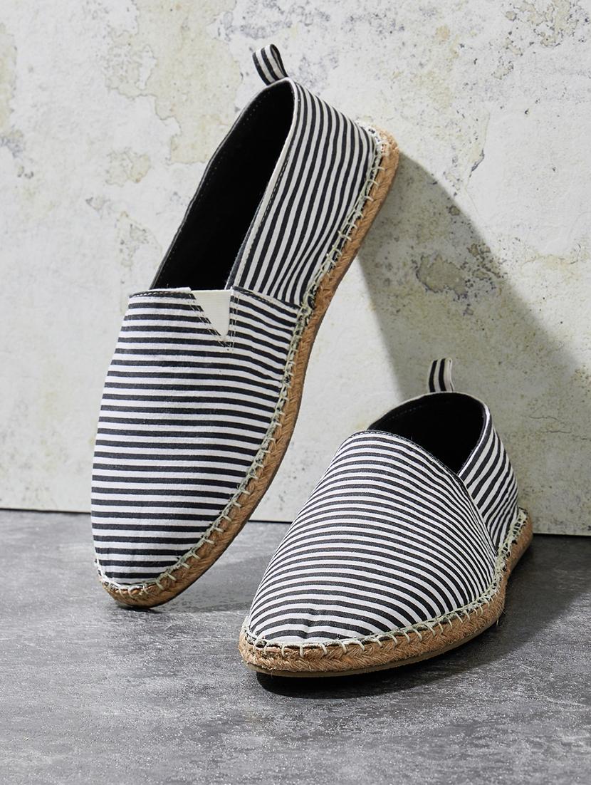 women black slip on espadrille
