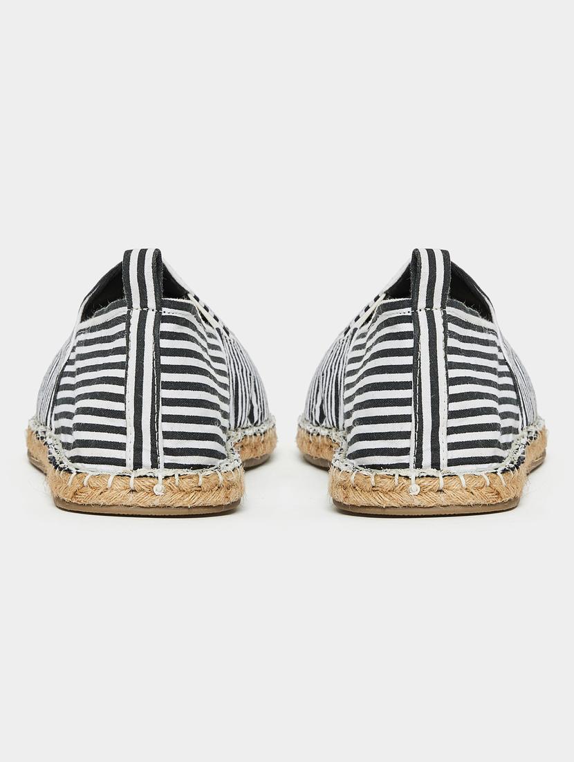 women black slip on espadrille - 21970899 - Standard Image - 3