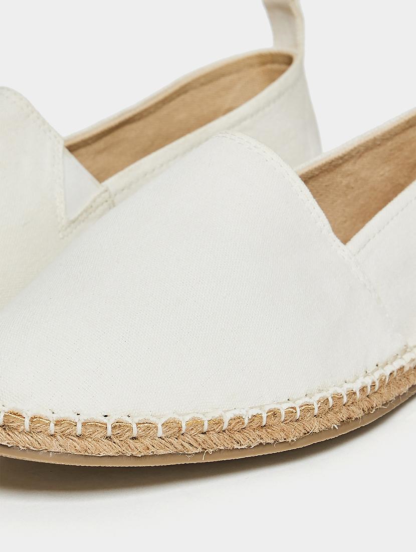 men white slip on espadrille - 21970901 - Standard Image - 5