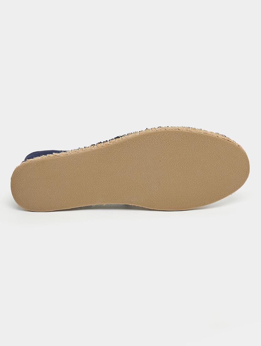 men navy blue slip on espadrille - 21970916 - Standard Image - 5