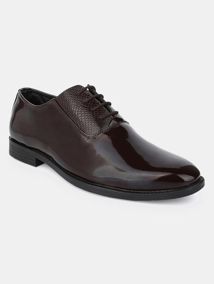 men brown lace up oxford - 21970917 - Standard Image - 3
