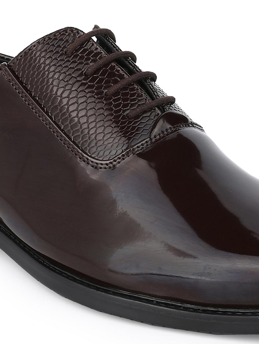 men brown lace up oxford - 21970917 - Standard Image - 5