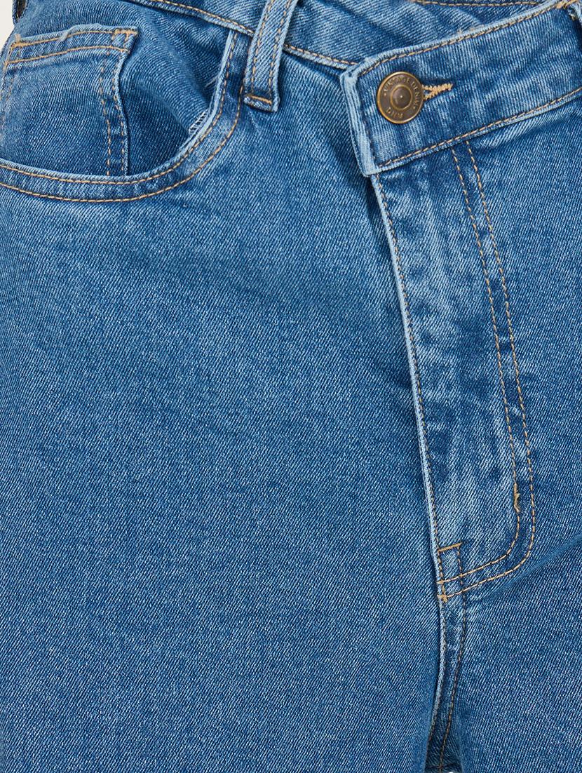 women solid high rise wide leg jean - 21970923 - Standard Image - 3