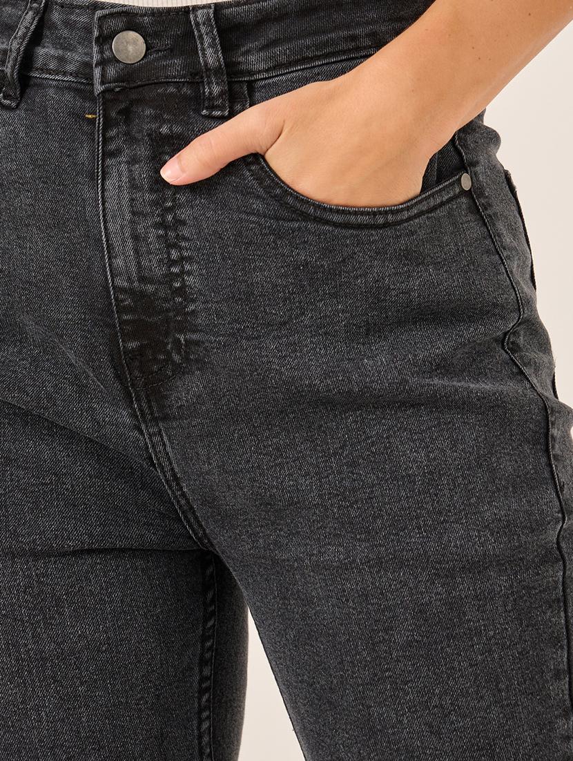 women distressed high rise bootcut jean - 21970926 - Standard Image - 3