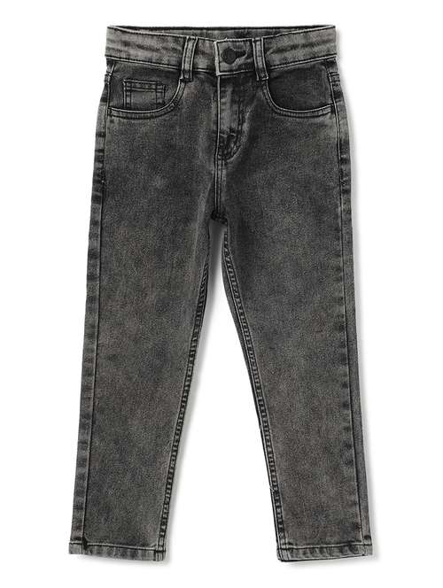 boys washed mid rise slim fit jean - 21971098 -  Standard Image - 0