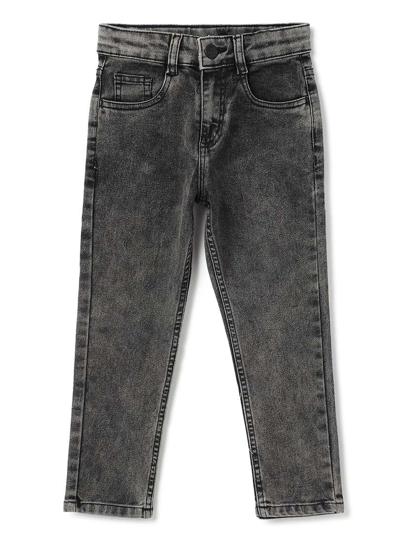 boys washed mid rise slim fit jean - 21971098 -  Zoom Image - 0