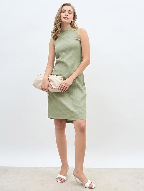 women self designed sleeveless sheath dress - 21971136 -  Standard Image - 0