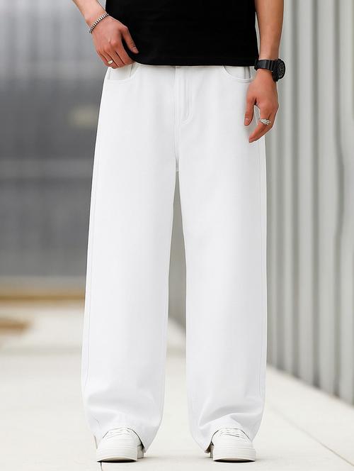 white denim jeans - 21971209 - Standard Image - 0