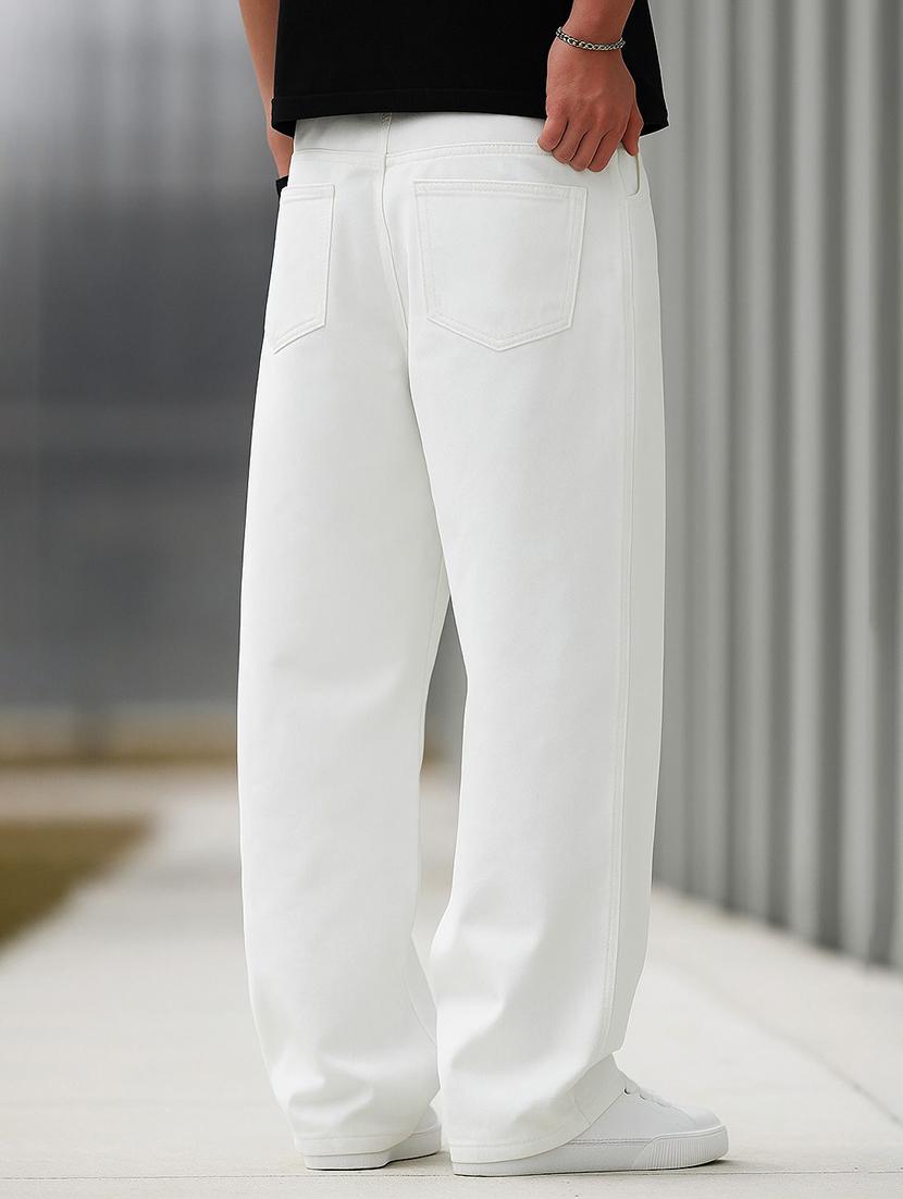 white denim jeans - 21971209 - Standard Image - 3