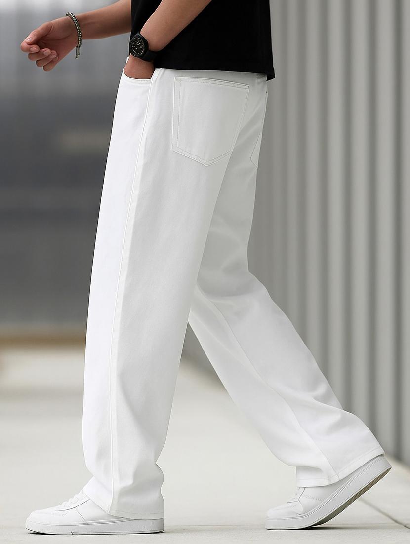 white denim jeans - 21971209 - Standard Image - 5