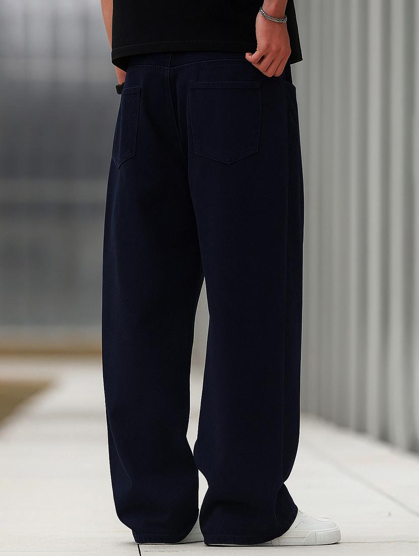 navy blue denim jeans - 21971210 - Standard Image - 3