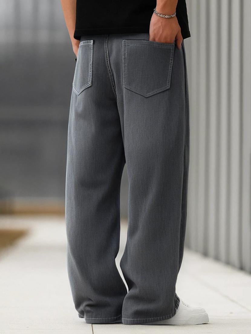 grey denim jeans - 21971211 - Standard Image - 3