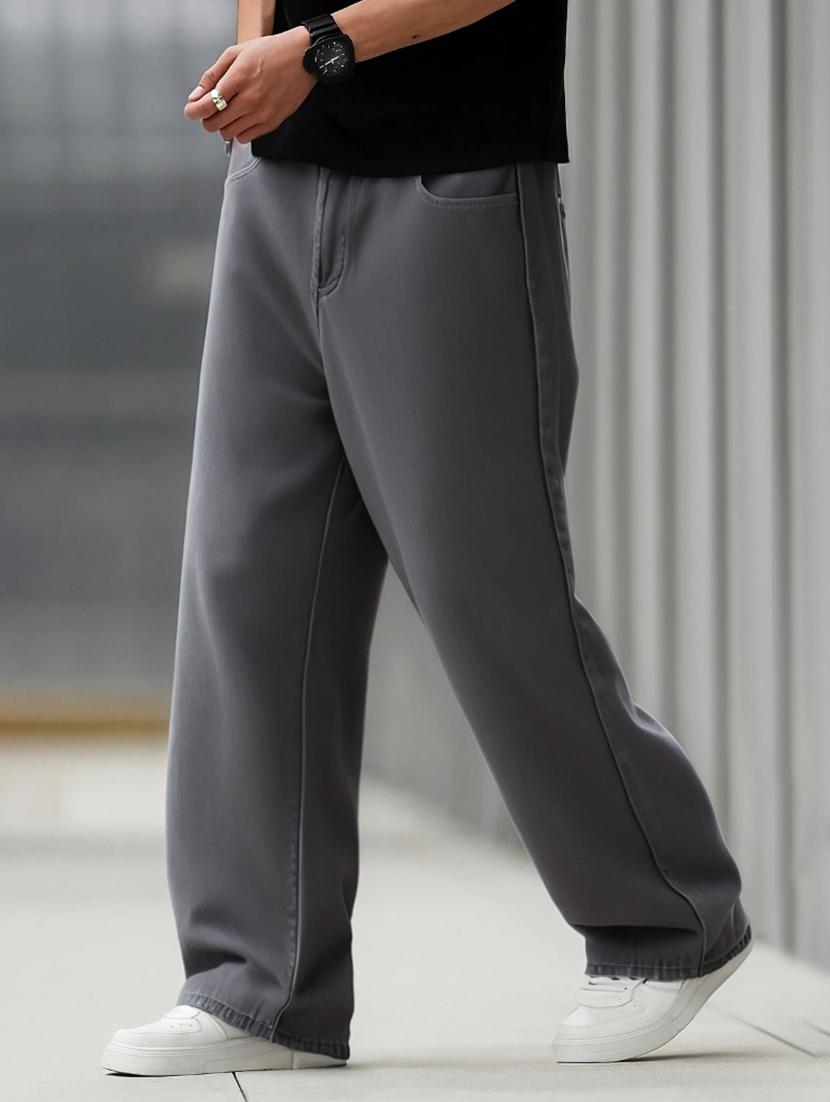 grey denim jeans - 21971211 - Standard Image - 5