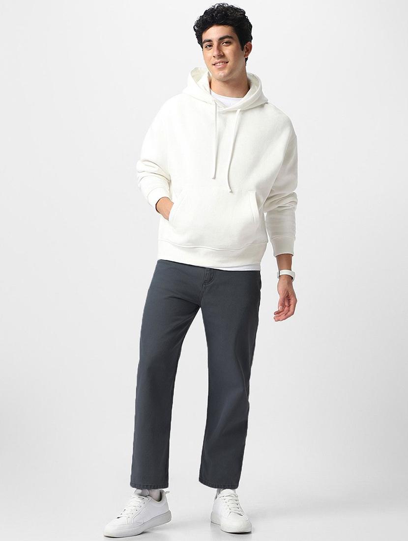 men plain mid rise full length straight fit jeans - 21971251 - Standard Image - 3
