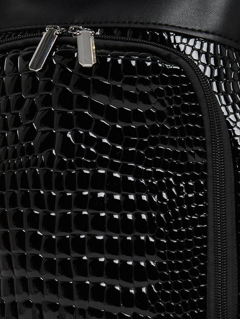 leopard print backpack with embellishments - 21971404 - Standard Image - 5