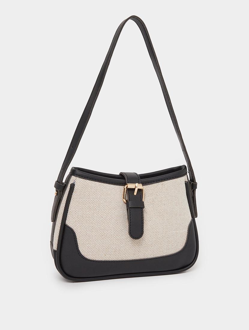 women color block pu leather handbag - 21971483 - Standard Image - 3