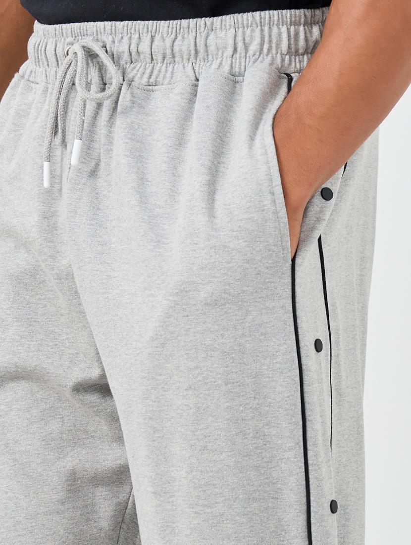 men solid mid rise full length track pant - 21971578 - Standard Image - 5