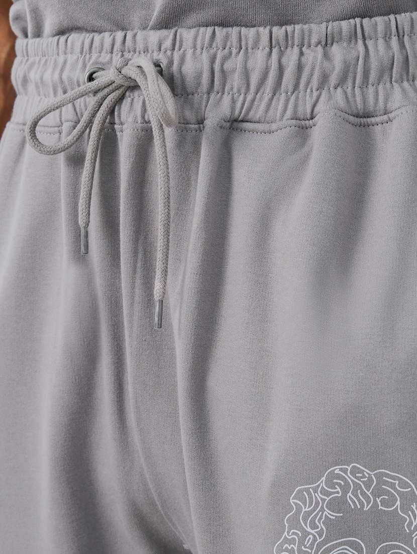 men typographic mid rise relaxed fit jogger - 21971581 -  Standard Image - 5