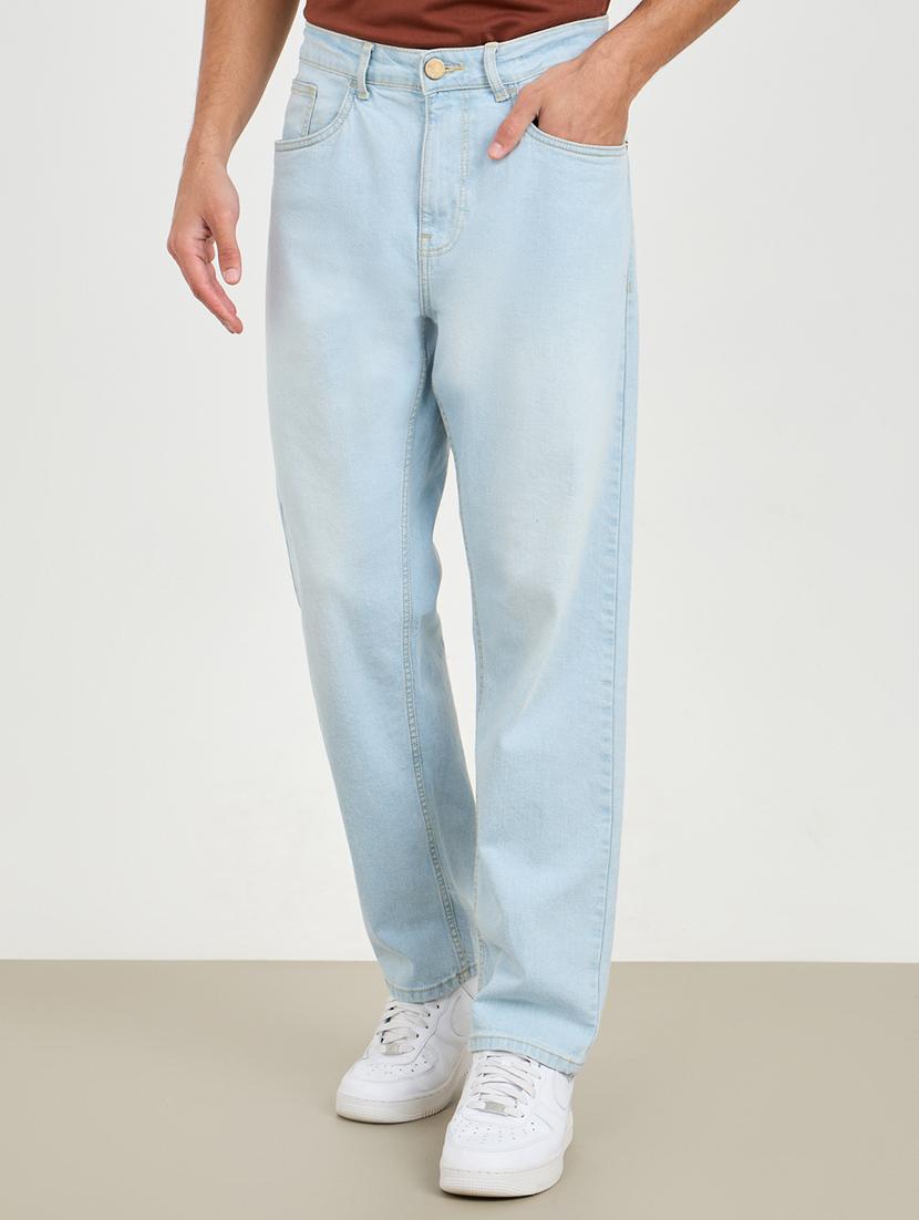 men washed mid rise full length jeans - 21971588 -  Zoom Image - 0