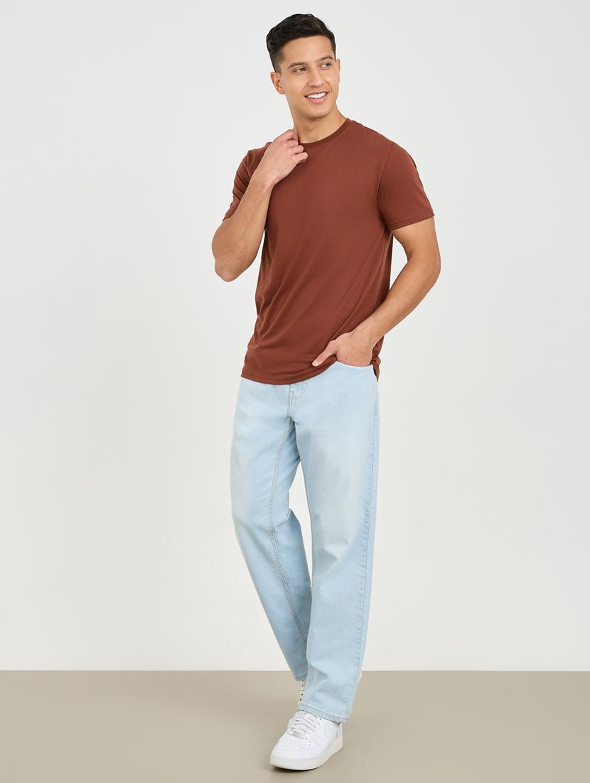men washed mid rise full length jeans - 21971588 - Standard Image - 3