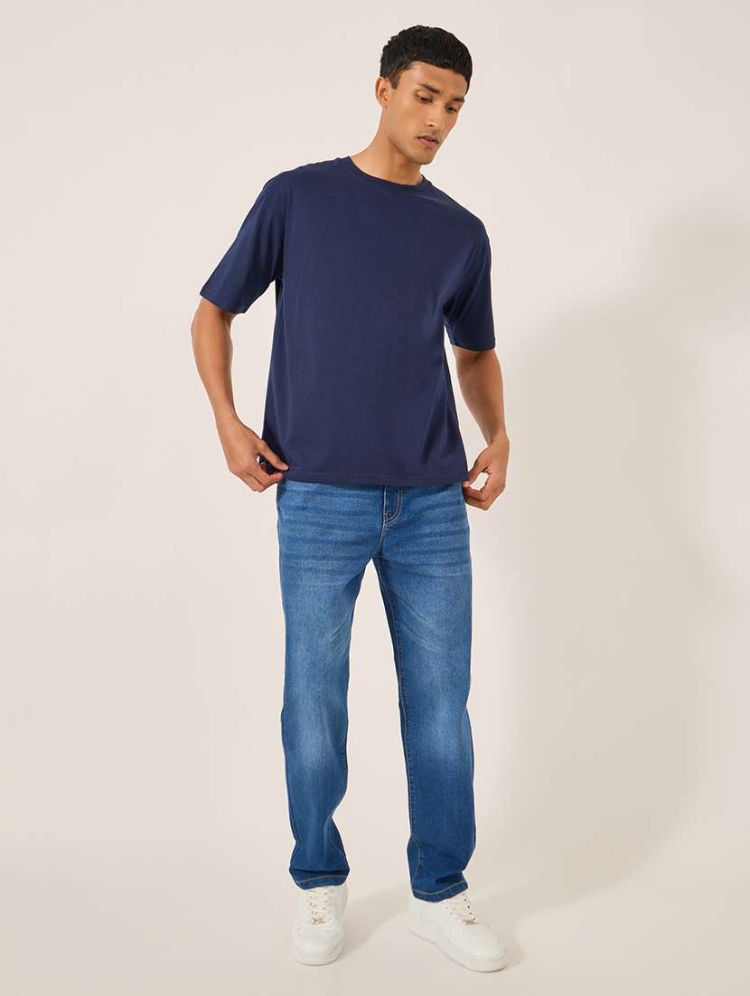 men washed mid rise full length jeans - 21971597 -  Standard Image - 3