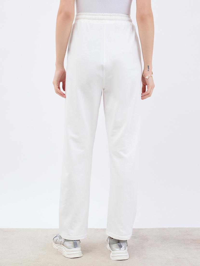 women solid mid rise relaxed fit track pant - 21971654 - Standard Image - 3