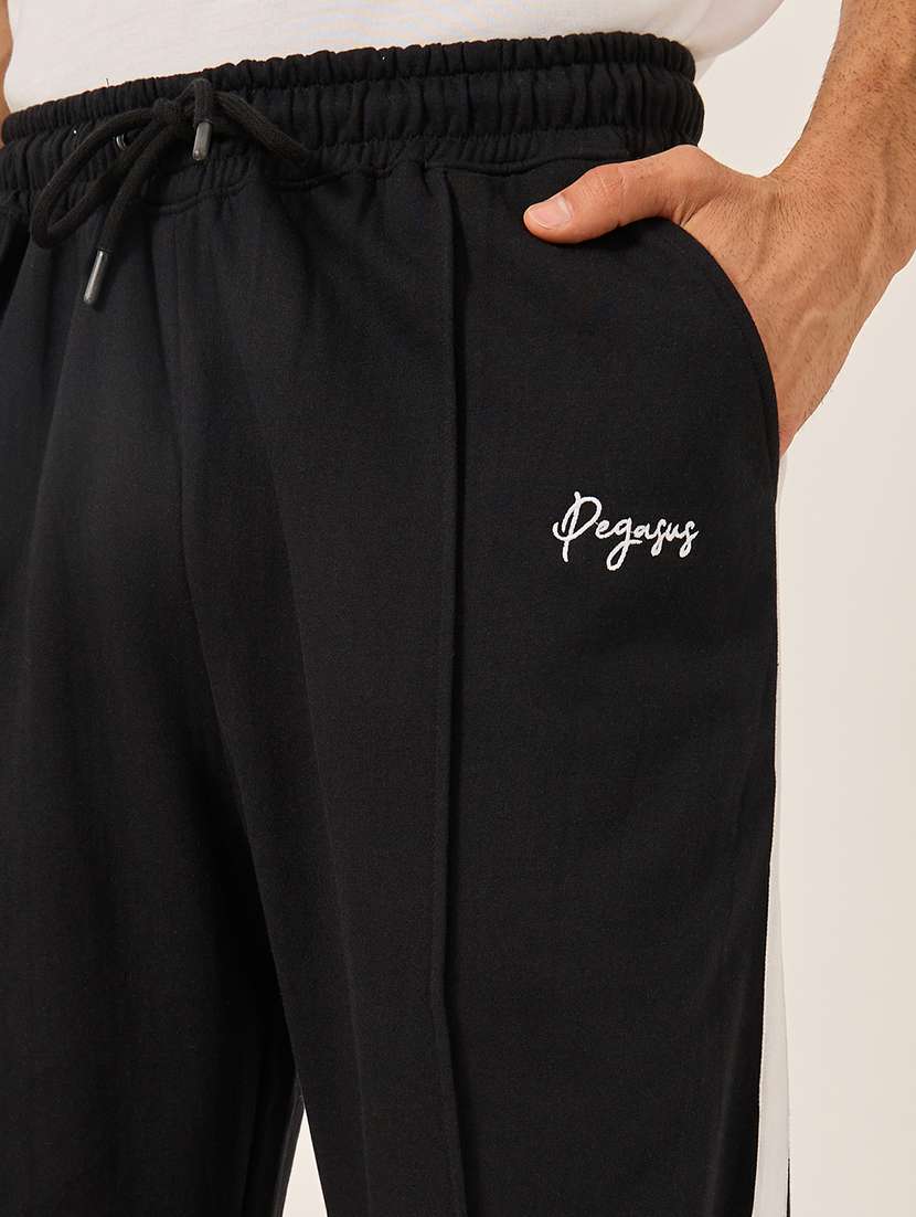 men tapered mid rise relaxed fit track pant - 21971720 - Standard Image - 3