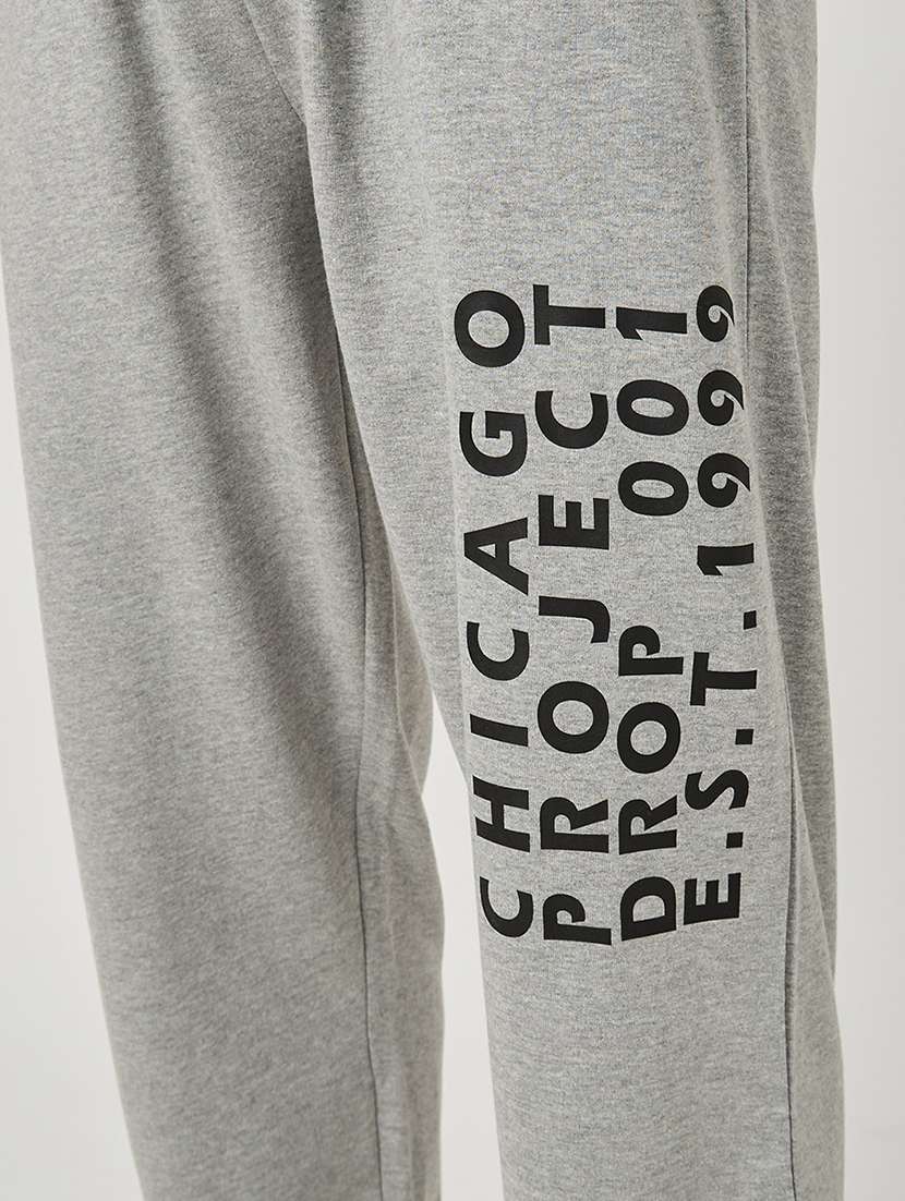 men printed mid rise relaxed fit jogger - 21971727 -  Standard Image - 3