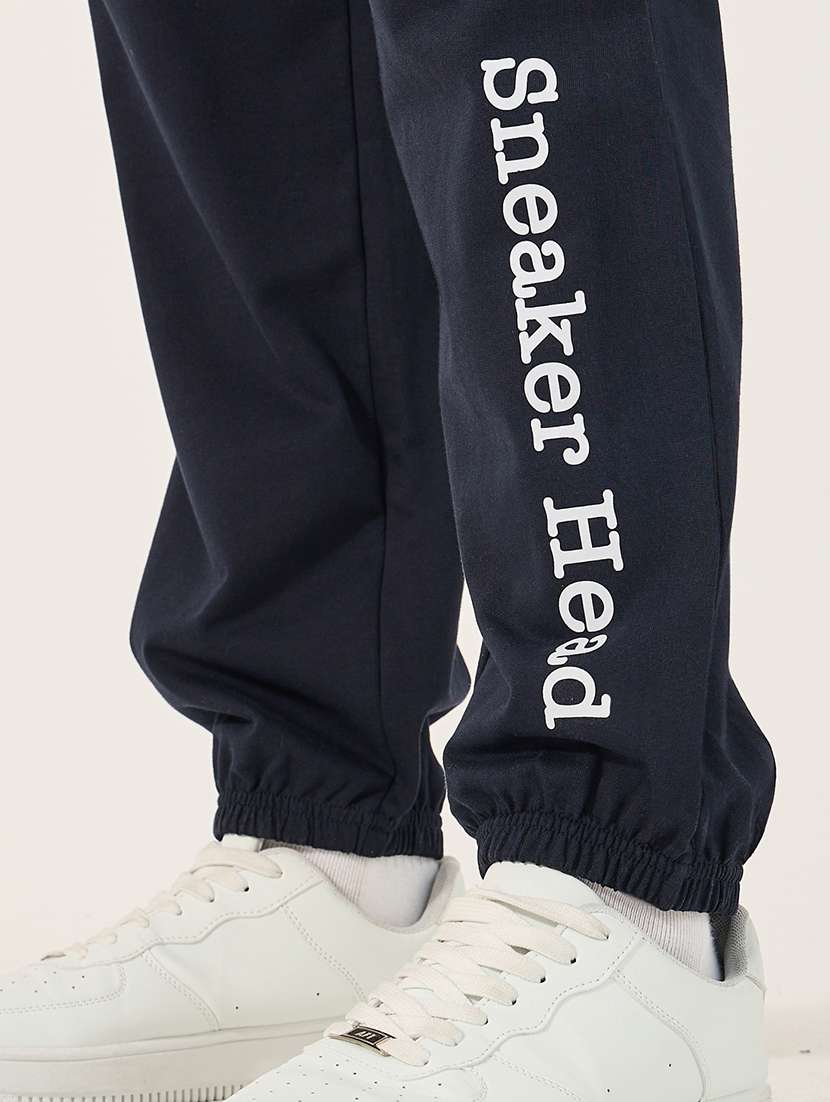 men printed mid rise relaxed fit jogger - 21971734 -  Standard Image - 3