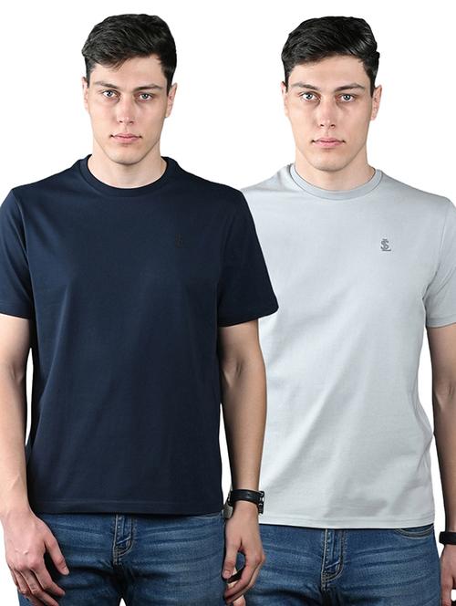 men pack of 2 solid short sleeve t-shirt - 21971777 -  Standard Image - 0