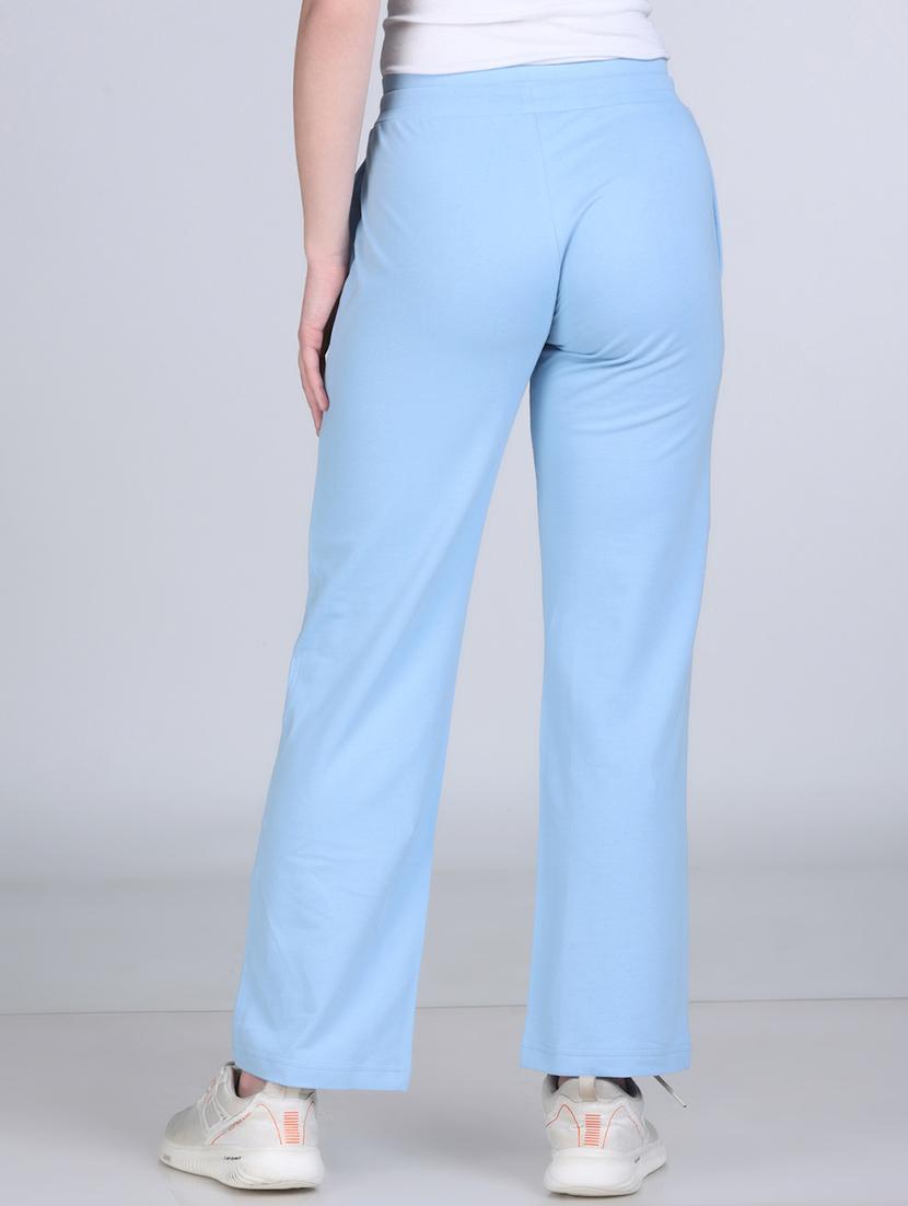 women solid mid rise regular fit track pant - 21971818 - Standard Image - 3