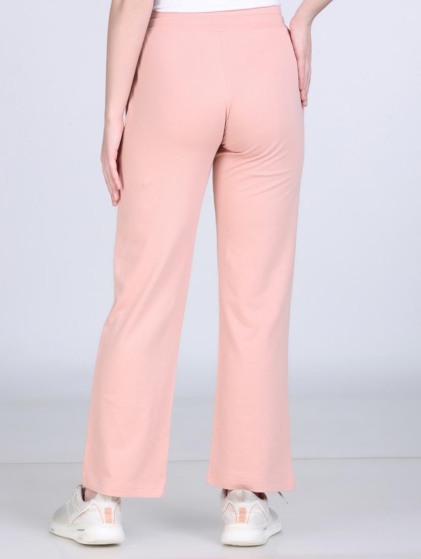 women solid mid rise regular fit track pant - 21971849 - Standard Image - 3