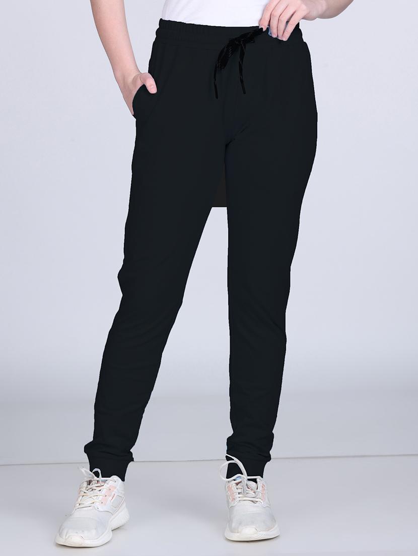 women solid mid rise slim fit jogger - 21971850 - Zoom Image - 0