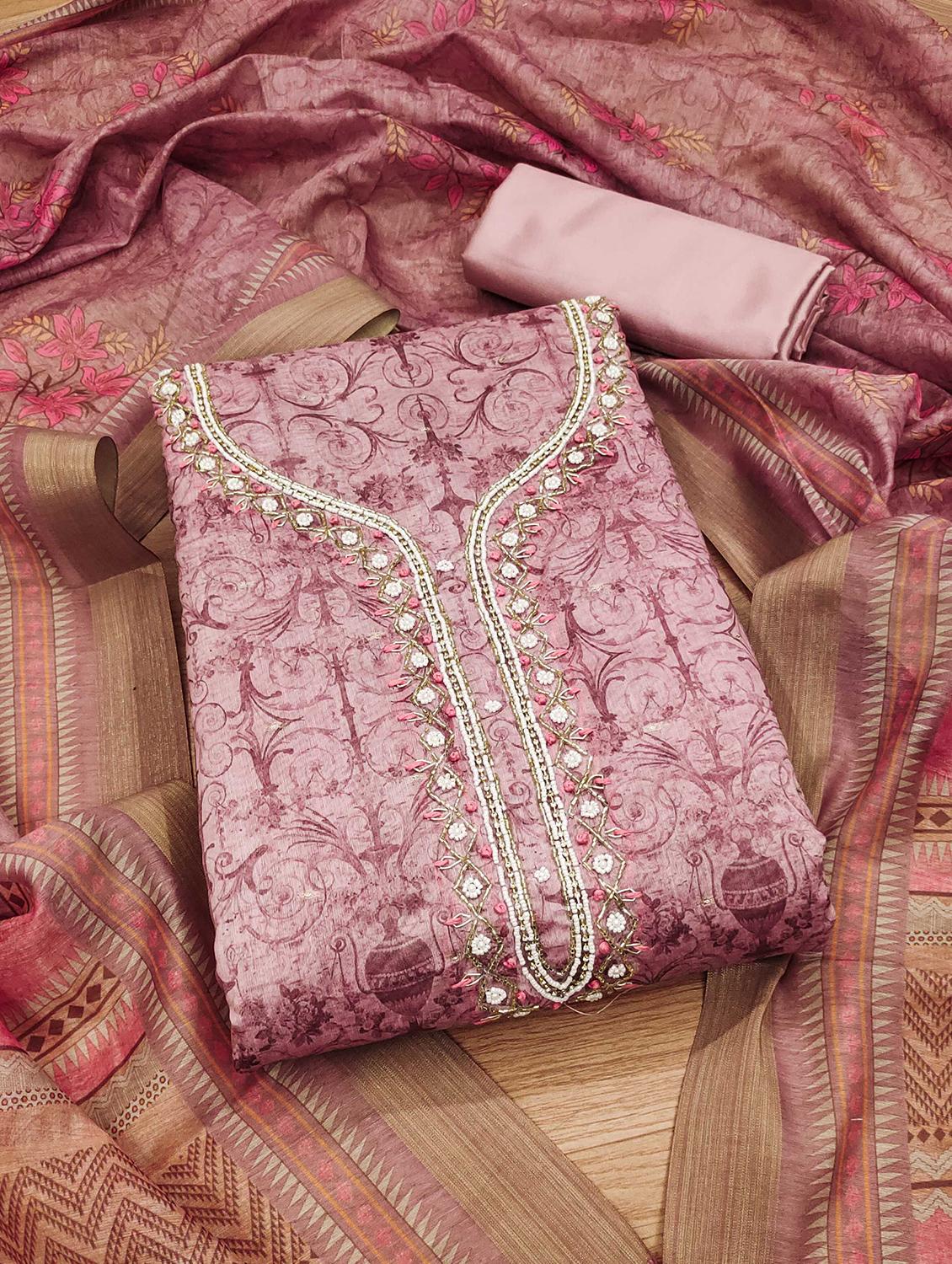 women embroidered unstitched suit set - 21971855 - Zoom Image - 0