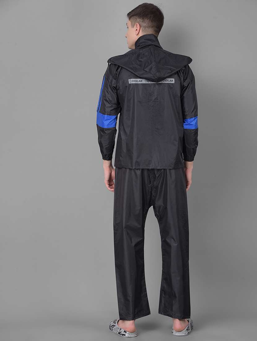 Men Striped Long Sleeve Rain Suit Set - 21971878 -  Standard Image - 3
