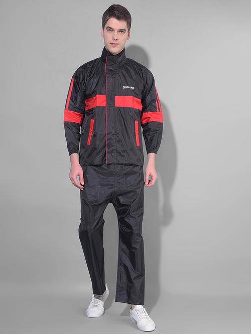 men striped long sleeve rain suit set - 21971879 - Standard Image - 0