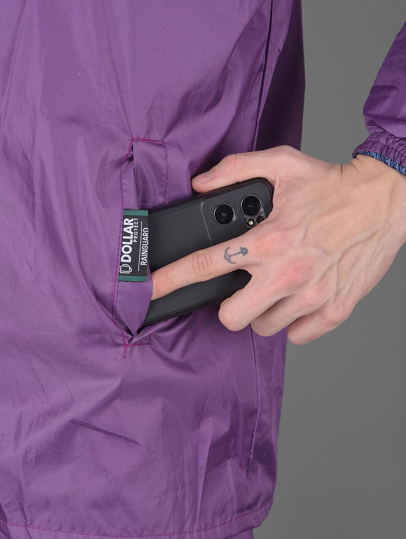 men solid long sleeve rain suit set - 21971882 - Standard Image - 5