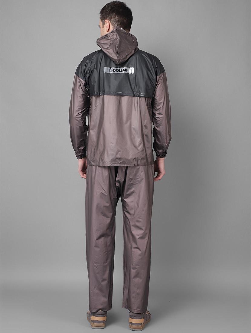 men color block long sleeve rain suit set - 21971925 - Standard Image - 3