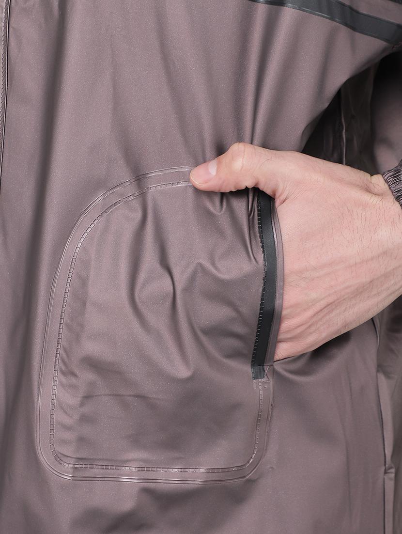 men color block long sleeve rain suit set - 21971925 - Standard Image - 5