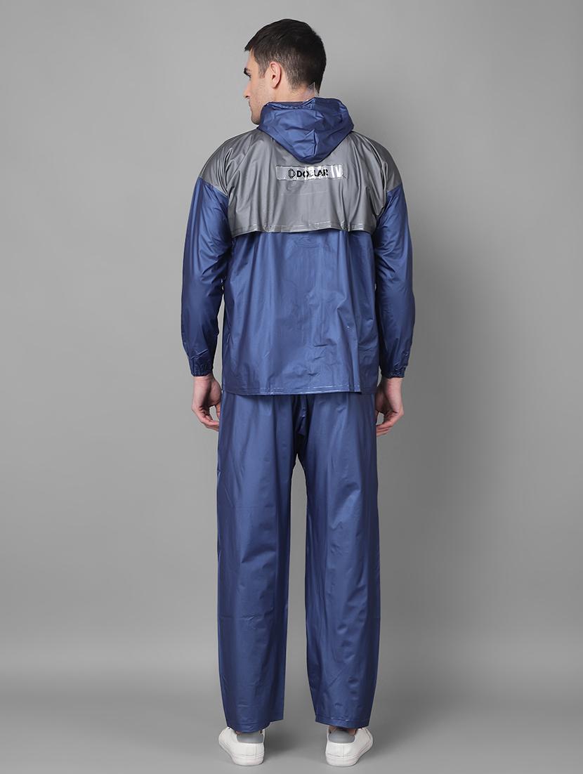men color block long sleeve rain suit set - 21971927 - Standard Image - 3