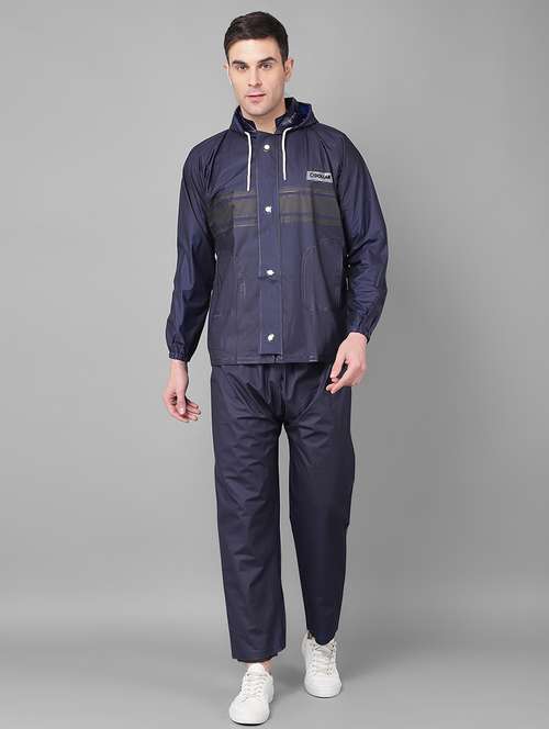 men striped long sleeve rain suit set  - 21971930 -  Standard Image - 0