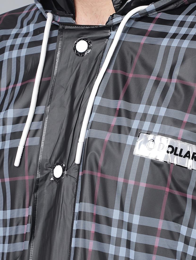 men checkered long sleeve rain suit set - 21971931 - Standard Image - 5
